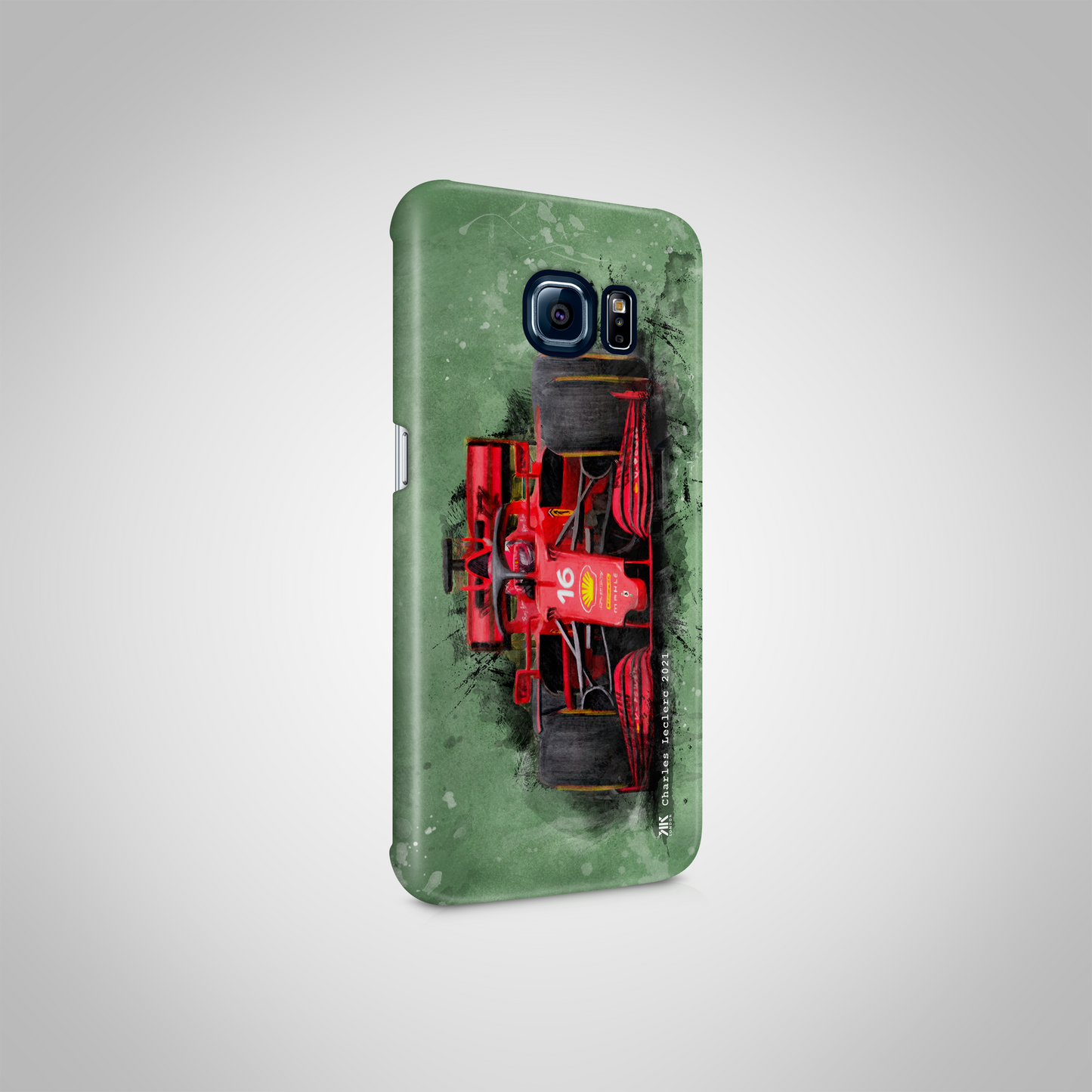 Charles Leclerc - Ferrari F1 Car - Phone Case