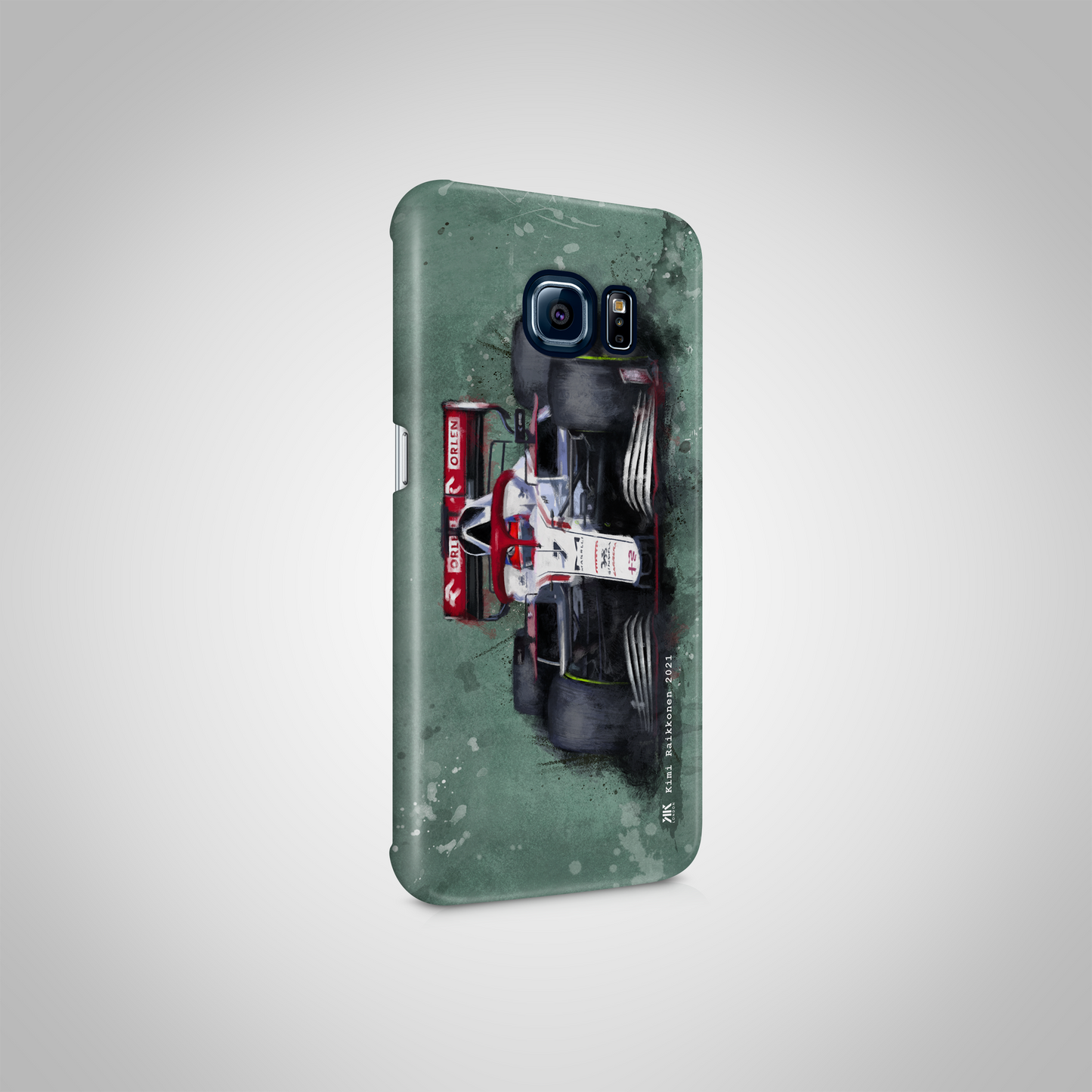 Kimi Raikkonen - Alpha Romeo F1 Car - Phone Case