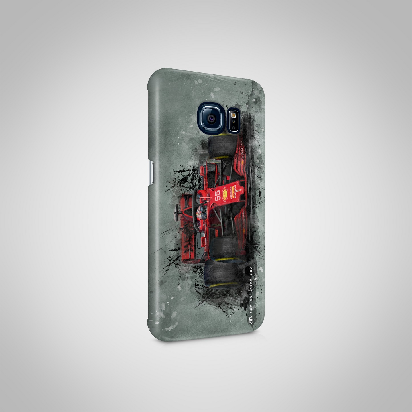 Carlos Sainz - Ferrari F1 Car - Phone Case