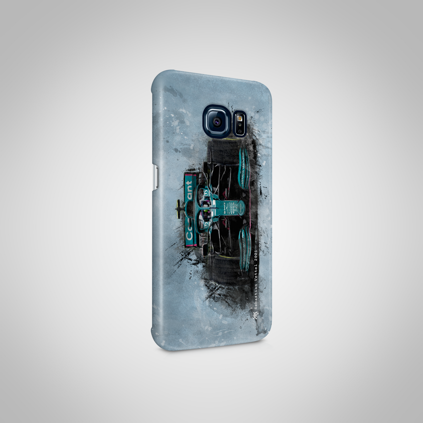 Sebastian Vettel - Aston Martin F1 Car - Phone Case