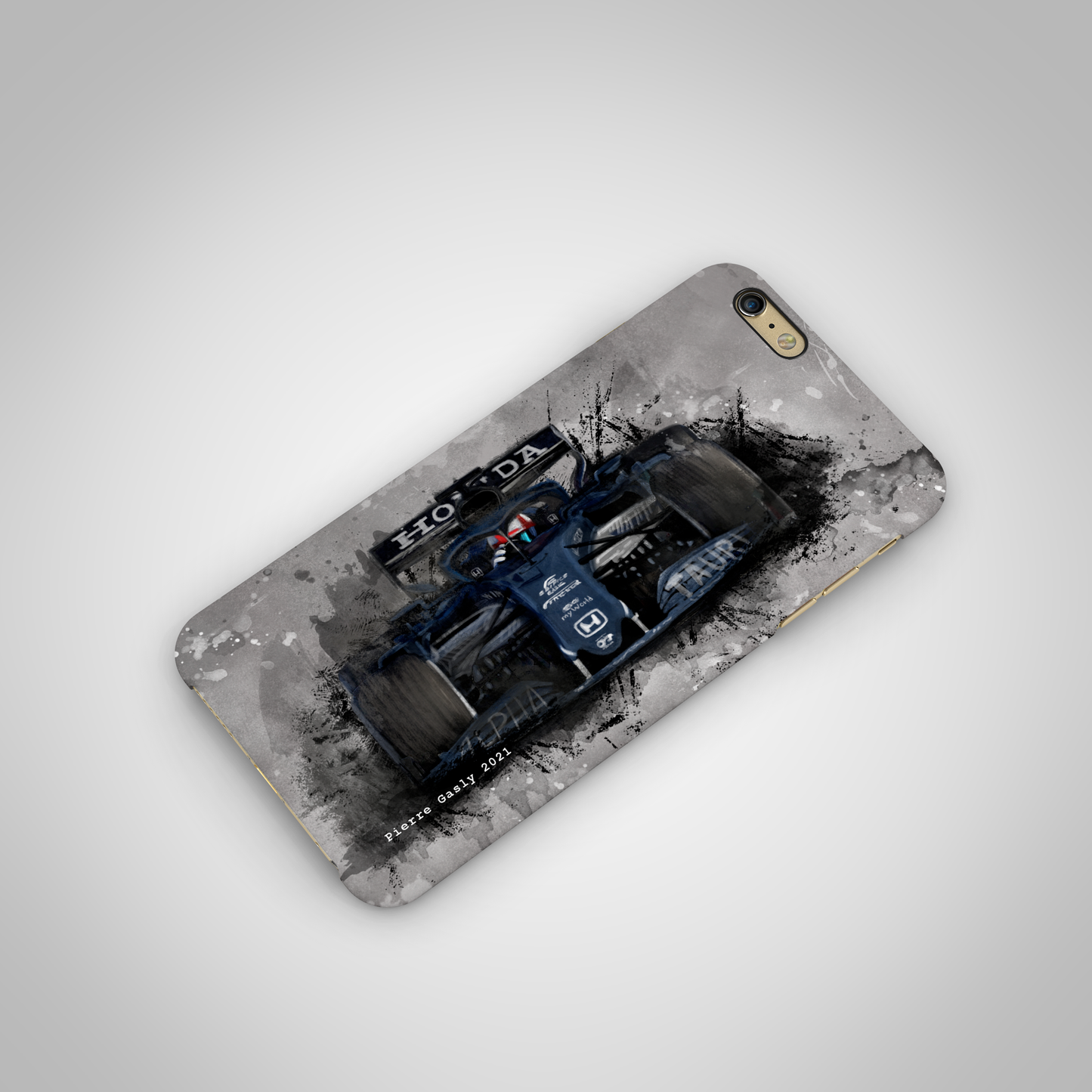 Pierre Gasly - Alpha Tauri F1 Car - Phone Case