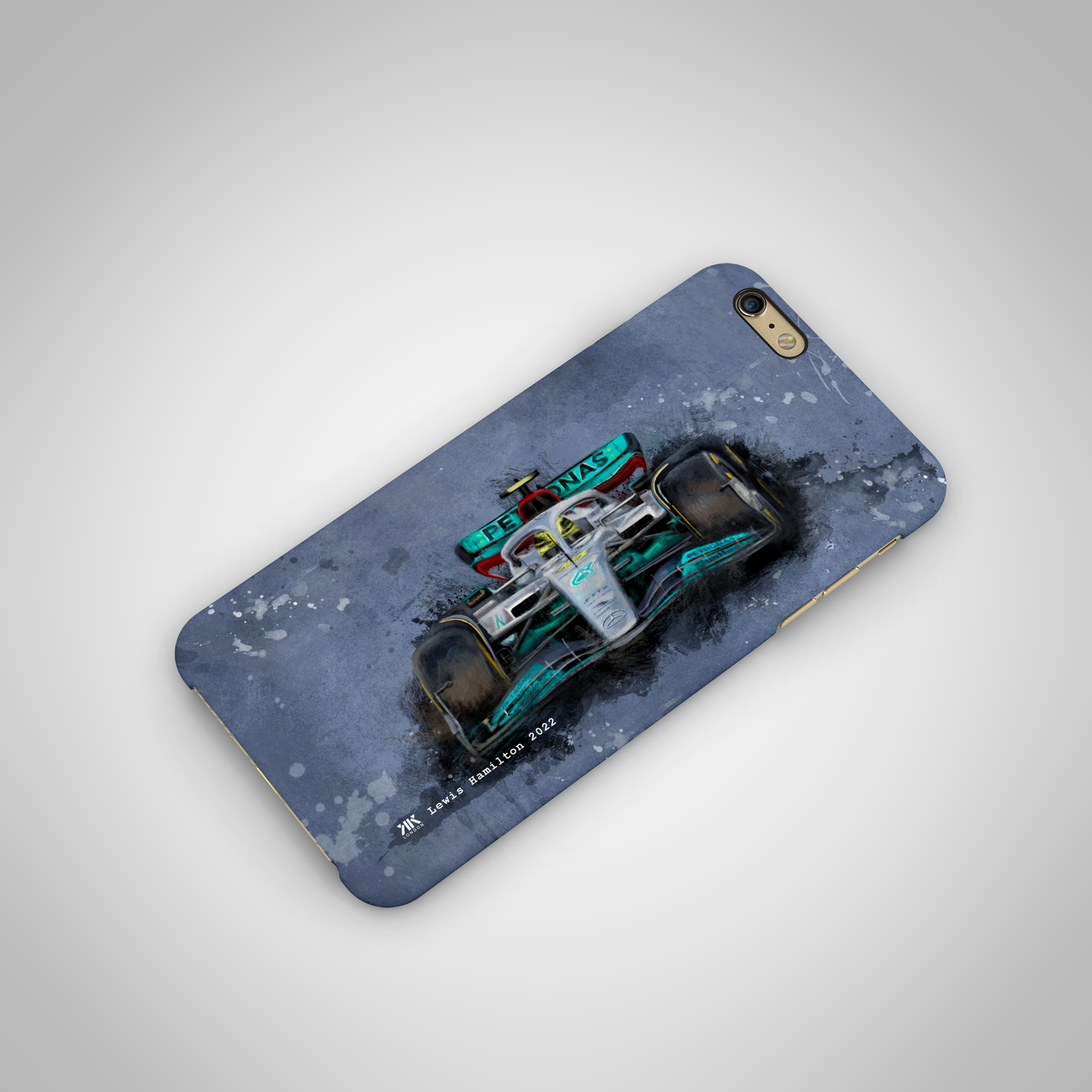 Lewis Hamilton - Mercedes F1 Car - Phone Case