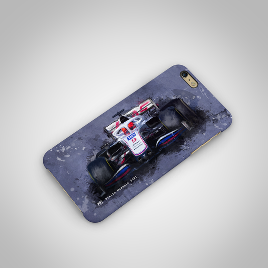 Nikita Mazepin - Haas F1 Car - Phone Case