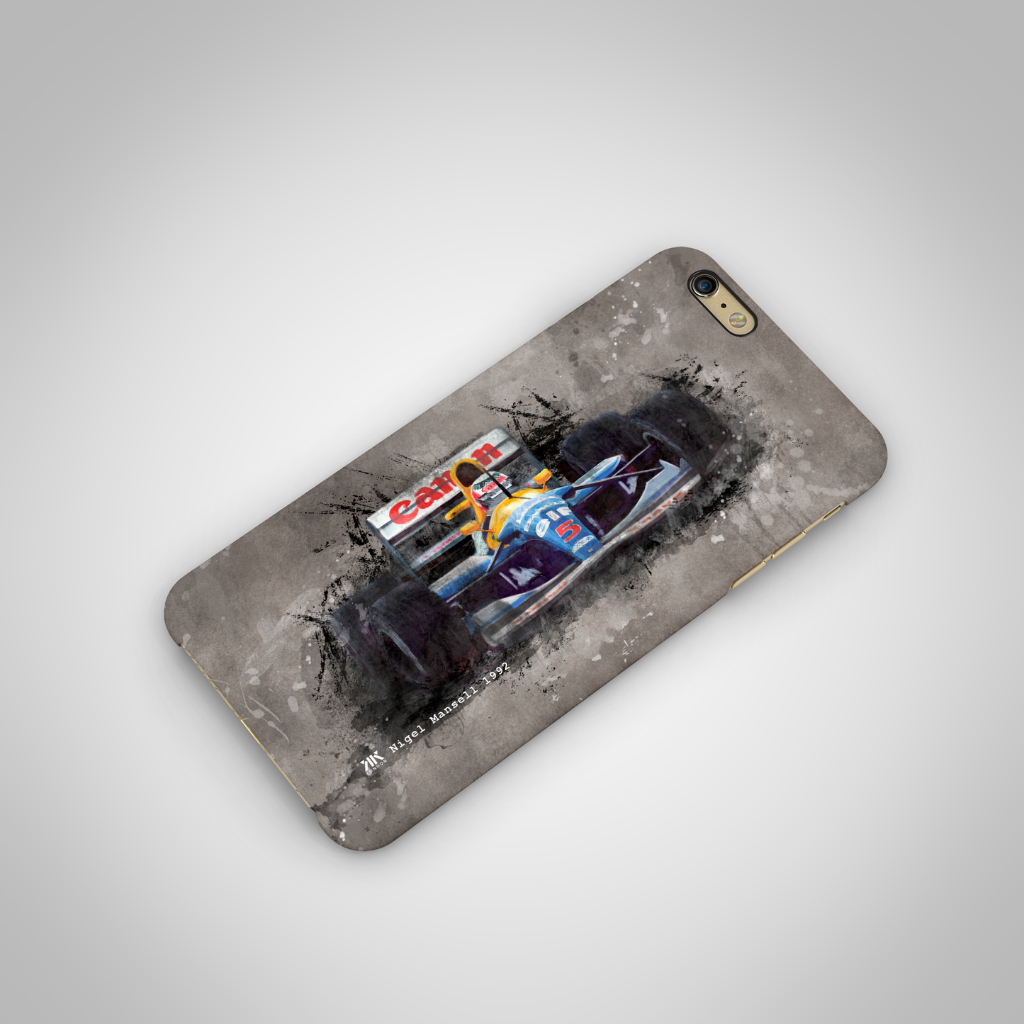 Nigel Mansell - Williams Renault 1992 F1 Car - Phone Case