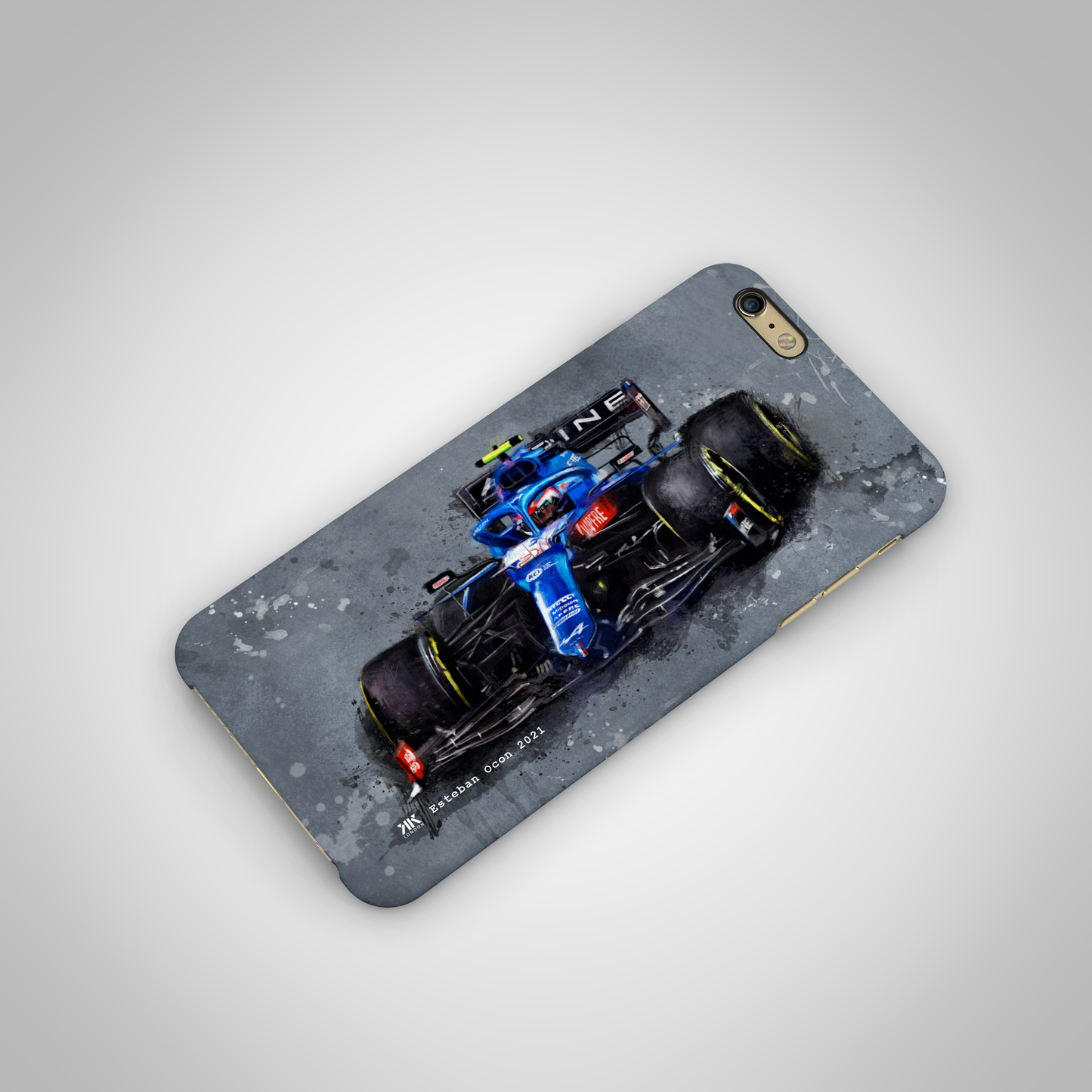 Esteban Ocon - Alpine F1 Car - Phone Case