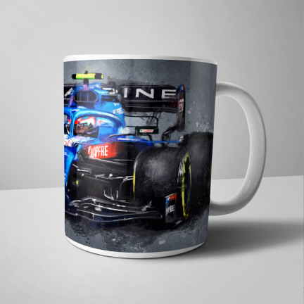 Esteban Ocon – Alpine F1 Car - Mug