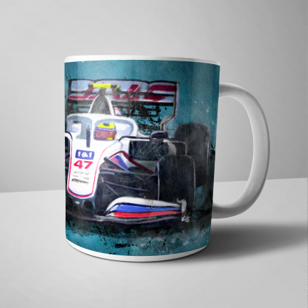 Mick Schumacher – Haas F1 Car - Mug