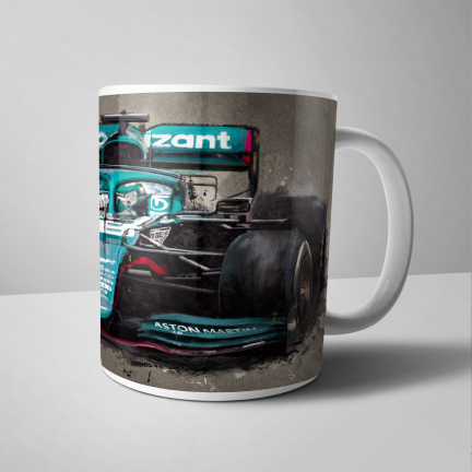 Lance Stroll – Aston Martin F1 Car - Mug