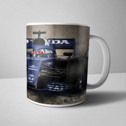 Yuki Tsunoda – AlphaTauri F1 Car - Mug