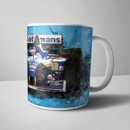 Damon Hill 1996 Classic F1 Car - Mug