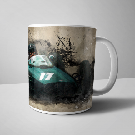 Graham Hill 1962 Classic F1 Car - Mug