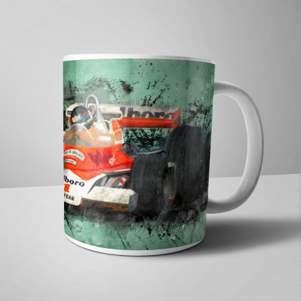 James Hunt 1976 Classic F1 Car - Mug