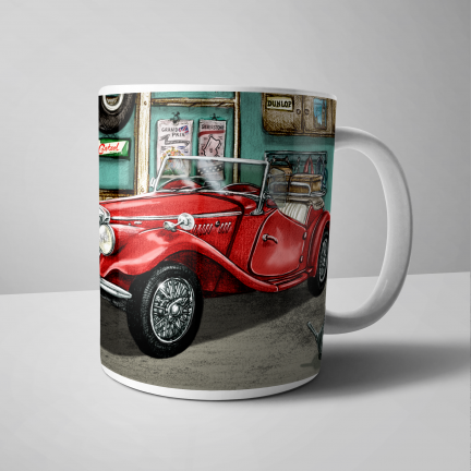 MG TF 1953 Chariot Red- Mug