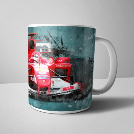 Michael Schumacher 2004 Classic F1 Car - Mug