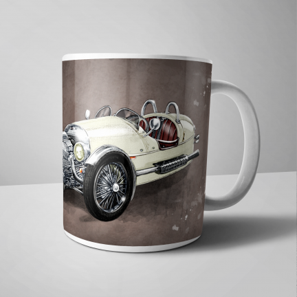 Morgan 3 W White 2012 Brush - Mug