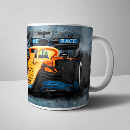 Lando Norris McLaren F1 Car - Mug