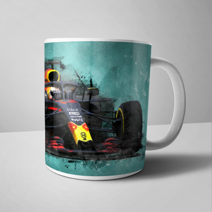 Max Verstappen – Red Bull Racing F1 Car - Mug