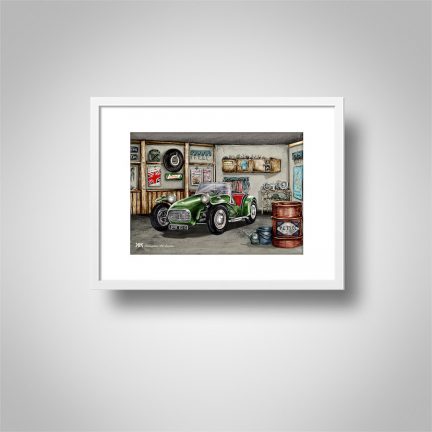 Lotus 7 in frame