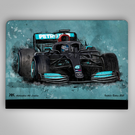 Valtteri Bottas – Mercedes F1 Car iPad Case