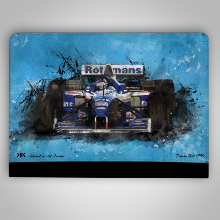 Damon Hill – Williams 1996 F1 Car iPad Case