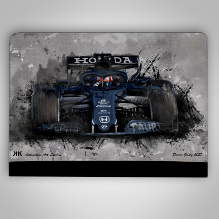 Pierre Gasly – AlphaTauri F1 Car iPad Case