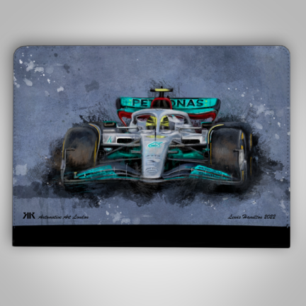 Lewis Hamilton – Mercedes F1 Car iPad Case