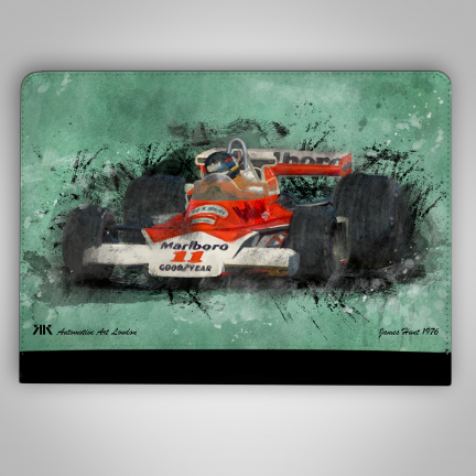 James Hunt – McLaren 1976 F1 Car iPad Case