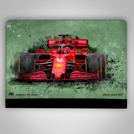 Charles Leclerc – Ferrari F1 Car iPad Case