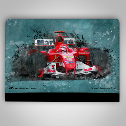 Michael Schumacher – Ferrari 2004 F1 Car iPad Case