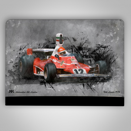 Niki Lauda – Ferrari 1975 F1 Car iPad Case