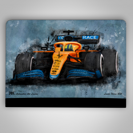 Lando Norris – McLaren F1 Car iPad Case