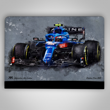 Esteban Ocon – Alpine F1 Car iPad Case