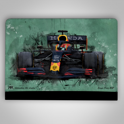 Sergio Perez – Red Bull Racing F1 Car iPad Case