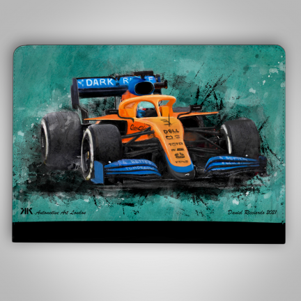 Daniel Ricciardo – McLaren F1 Car iPad Case