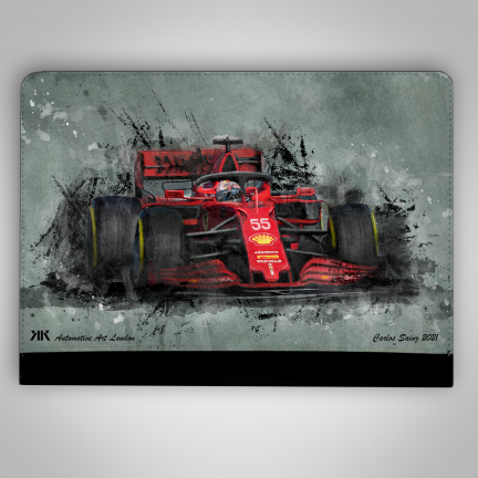 Carlos Sainz – Ferrari F1 Car iPad Case