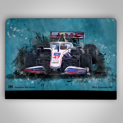 Mick Schumacher – Haas F1 Car iPad Case