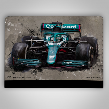 Lance Stroll – Aston Martin F1 Car iPad Case