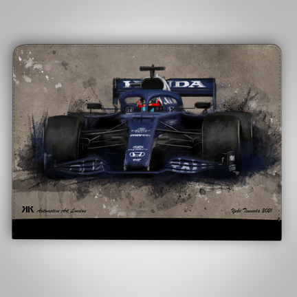 Yuki Tsunoda – AlphaTauri F1 Car iPad Case