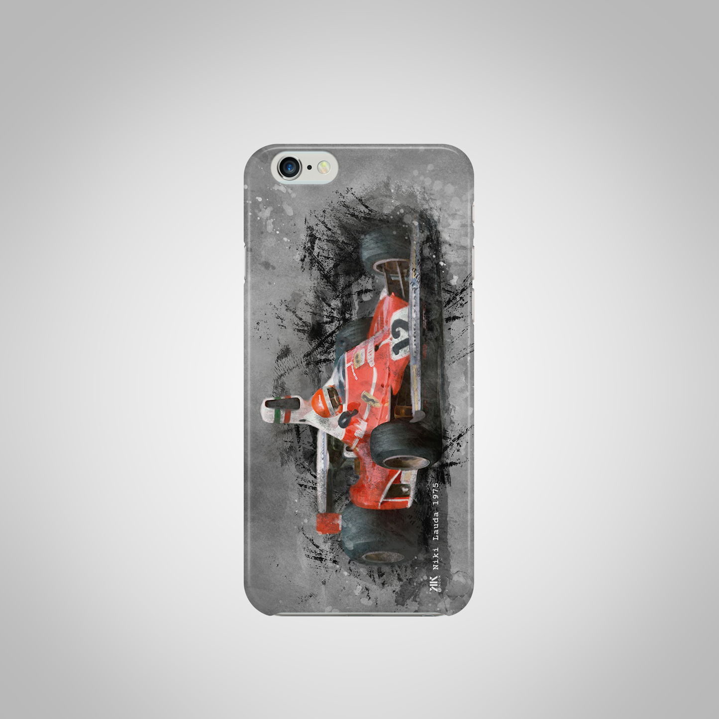 Niki Lauda - Ferrari 1975 F1 Car - Phone Case