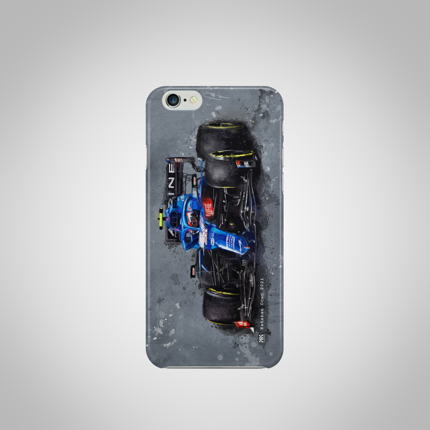 Esteban Ocon - Alpine F1 Car - Phone Case