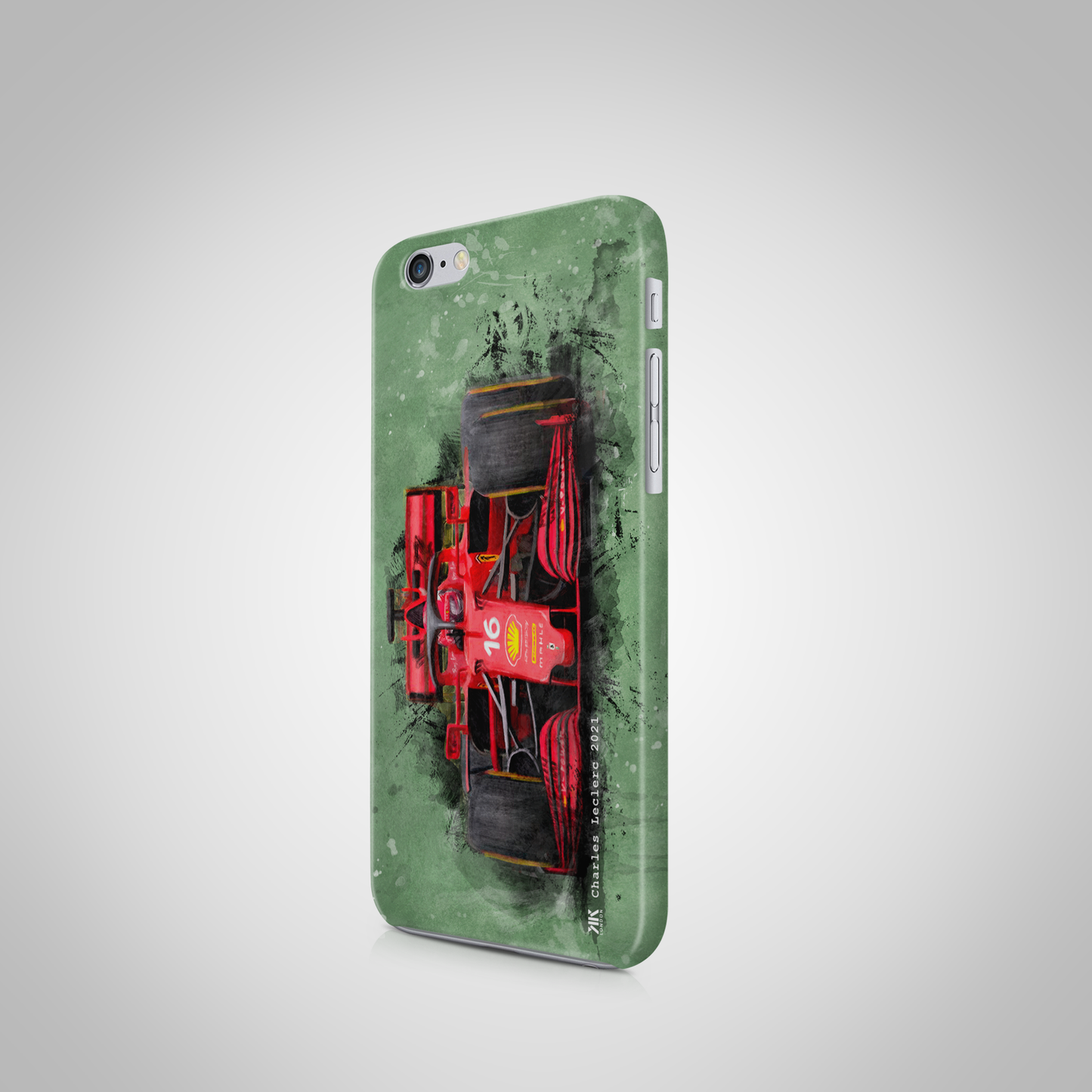 Charles Leclerc - Ferrari F1 Car - Phone Case