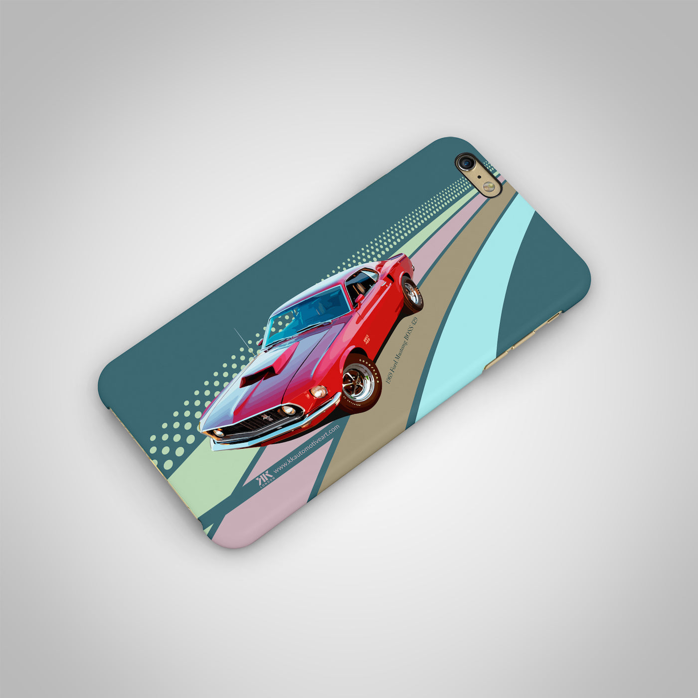 Ford Mustang Red Phone Case