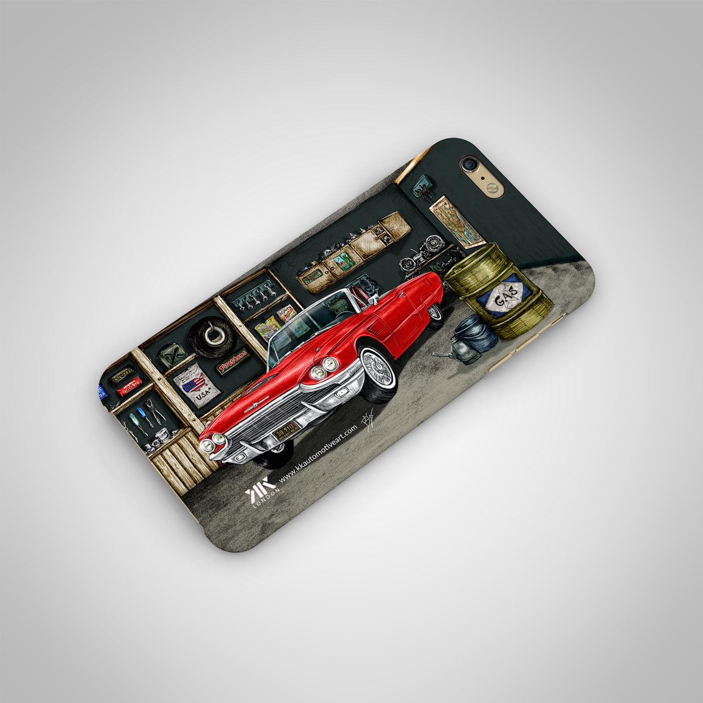 Ford Thunderbird 1965 (Red) Phone Case