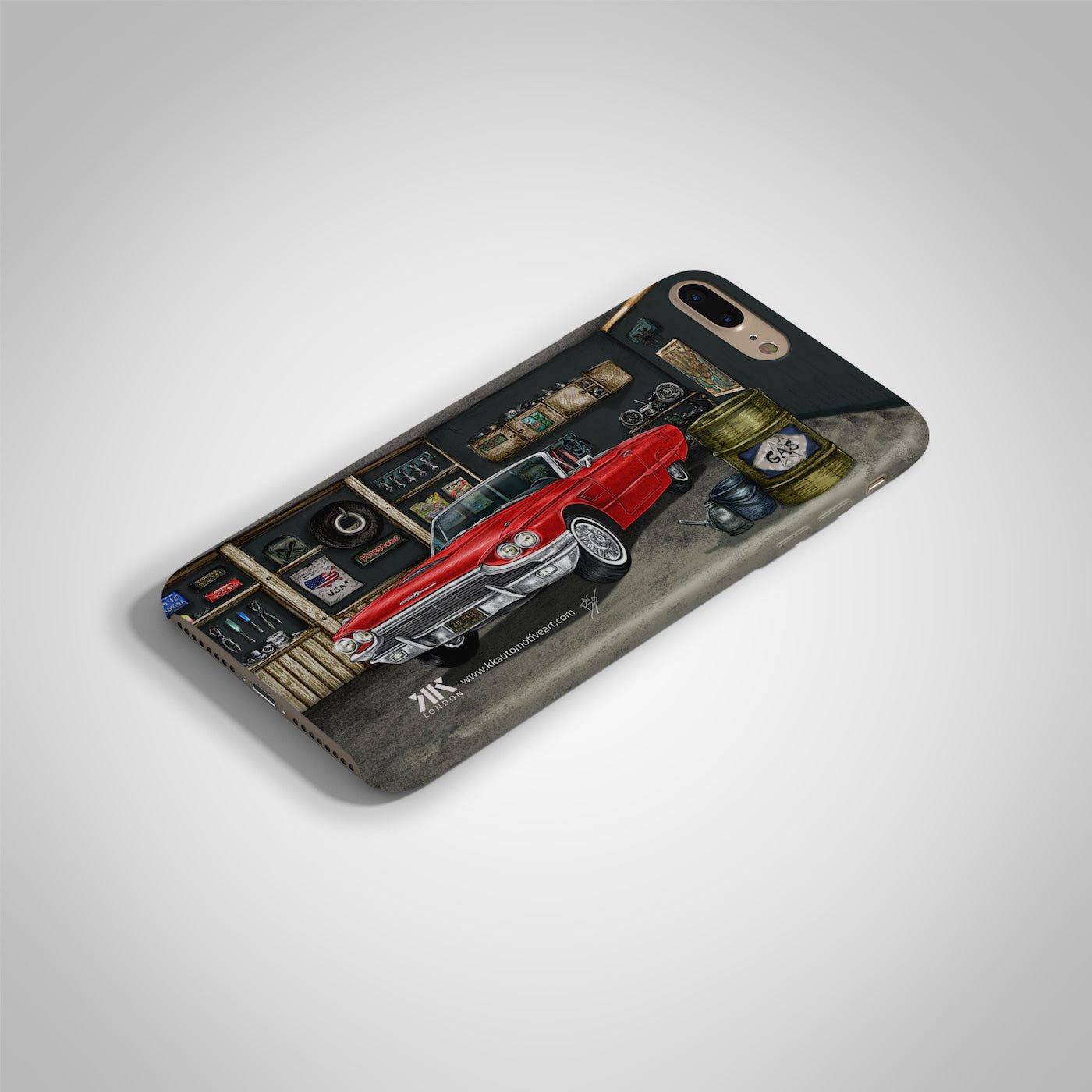 Ford Thunderbird 1965 (Red) Phone Case