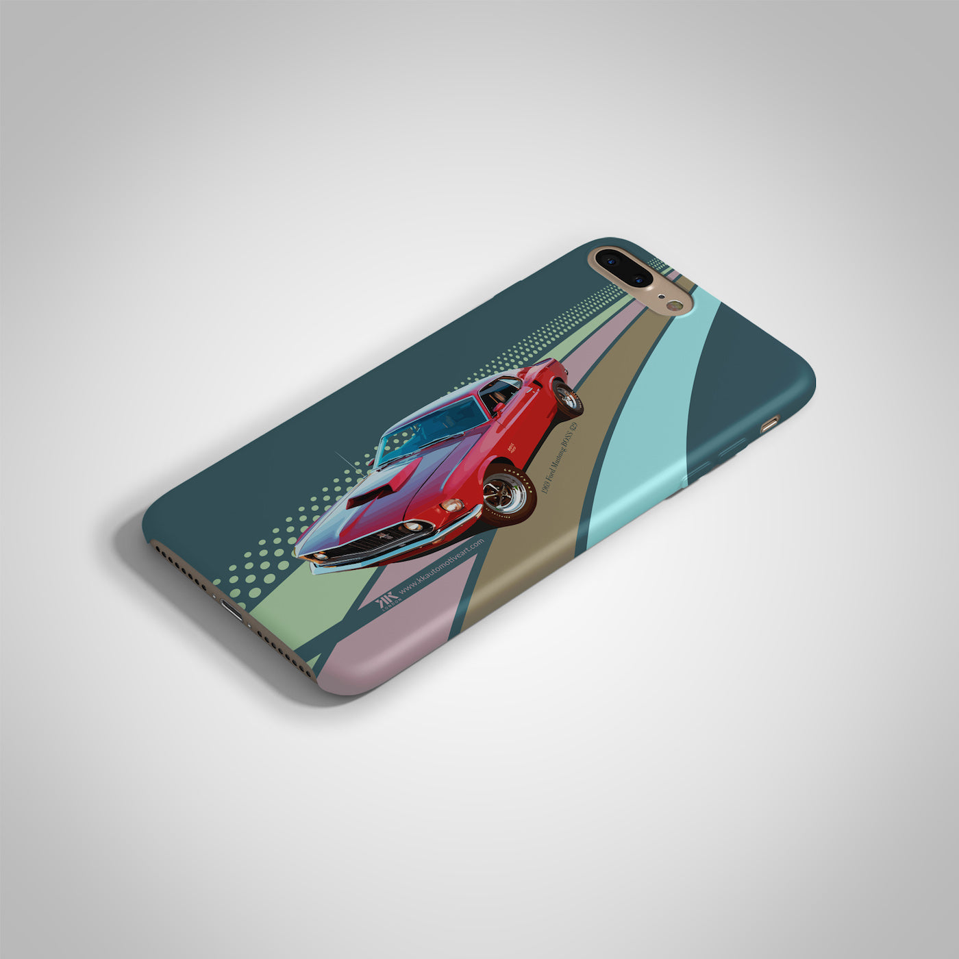 Ford Mustang Red Phone Case