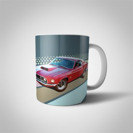 Ford Mustang Red Mug