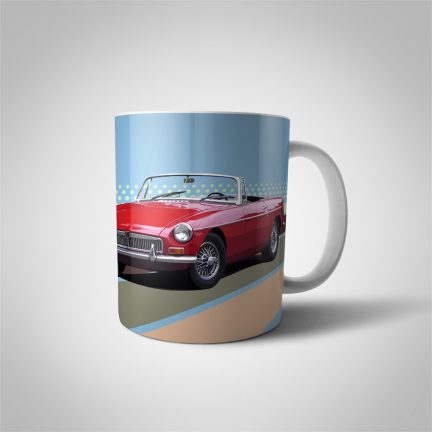 MG MGB Red 1961 Mug