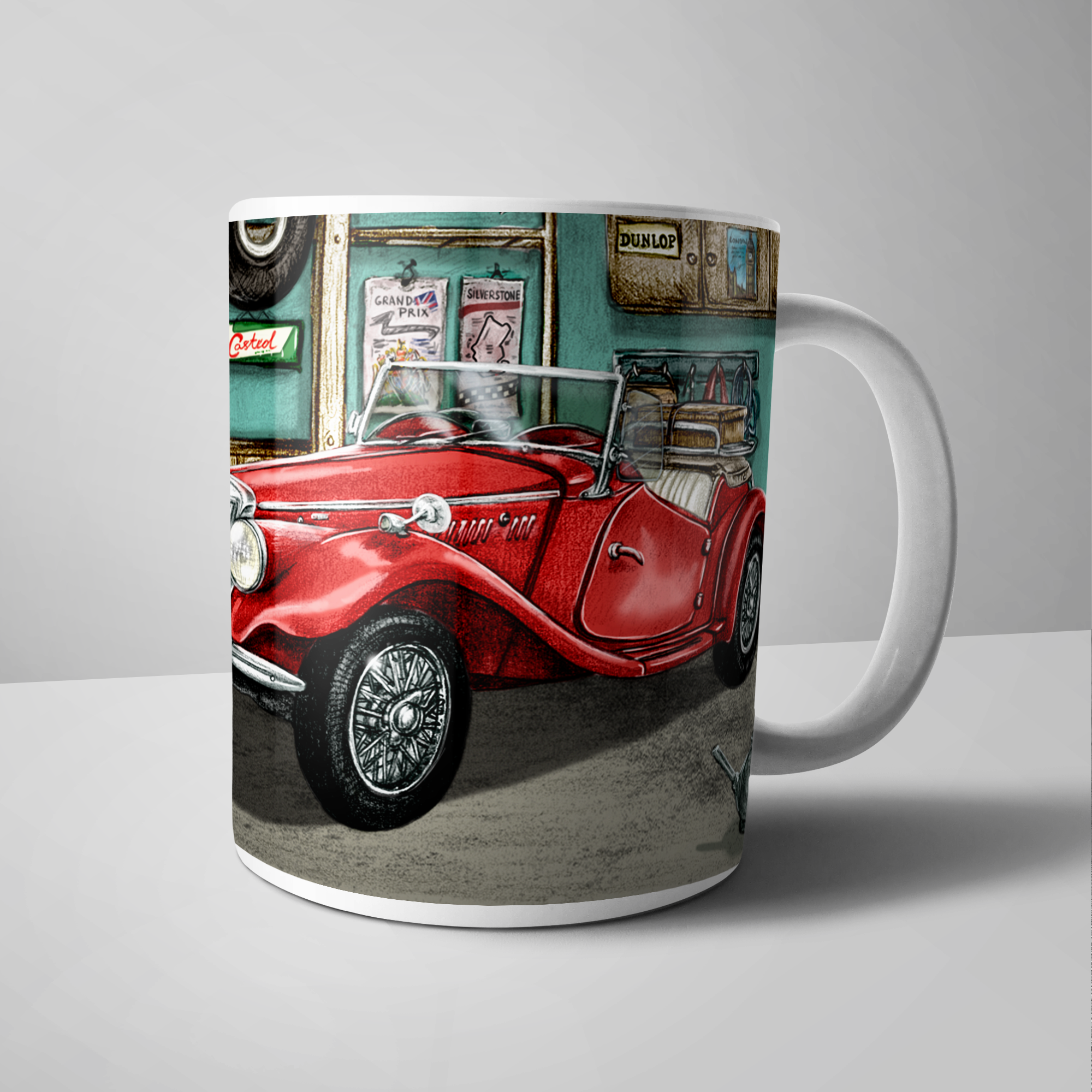 Old Classic Car Mug
